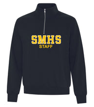 Load image into Gallery viewer, Adult Staff Quarter Zip Sweater - St. Matthew High School (SMHS Staff Logo)