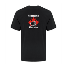 Load image into Gallery viewer, Men's Black T-Shirt - Fleming Karate Club
