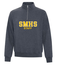 Load image into Gallery viewer, Adult Staff Quarter Zip Sweater - St. Matthew High School (SMHS Staff Logo)
