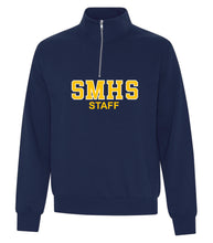 Load image into Gallery viewer, Adult Staff Quarter Zip Sweater - St. Matthew High School (SMHS Staff Logo)
